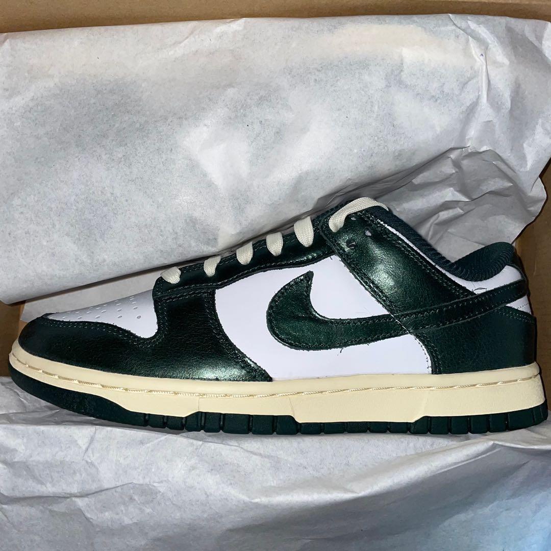 Nike Dunk Low Vintage Green, Men's Fashion, Footwear, Sneakers on Carousell