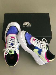 Nike Air Force 1 shadow yellow/white, Women's Fashion, Footwear, Sneakers  on Carousell