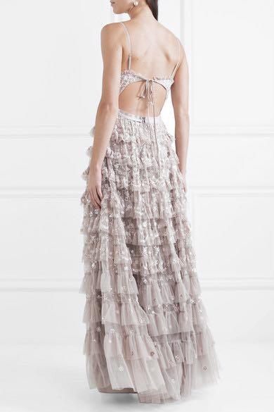 Needle and thread marie tiered embellished deals tulle gown