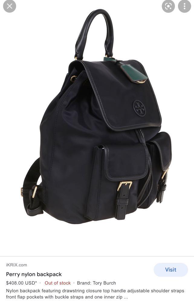 Tory burch perry online nylon bag