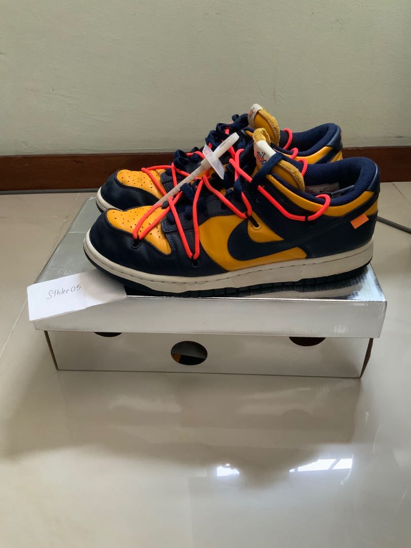 off white michigan dunk