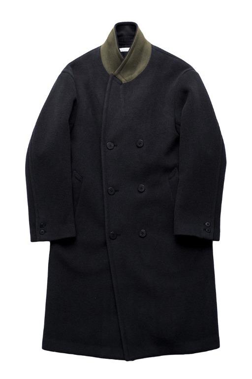 OLD JOE BEAVER CLOTH DOUBLE BREASTED COAT / nigel rrl