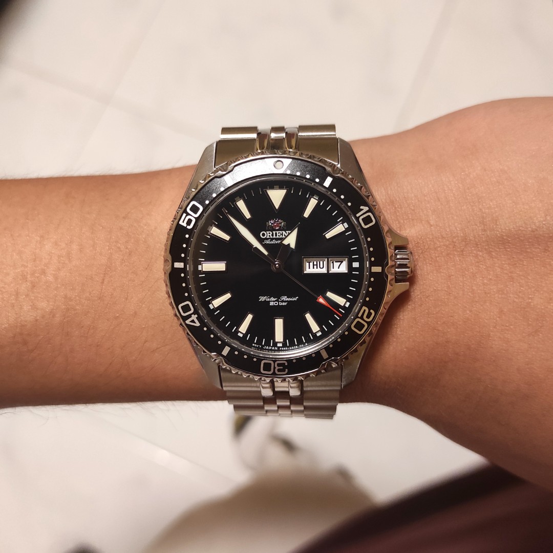 Strapcode Super J Bracelet x Orient Kamasu Men s Fashion Watches