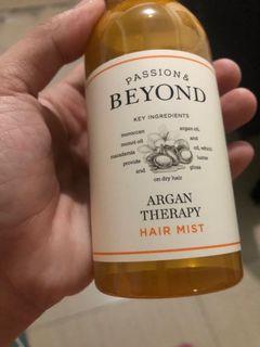 PASSION AND BEYOND ARGAN THERAPY HAIR MIST
