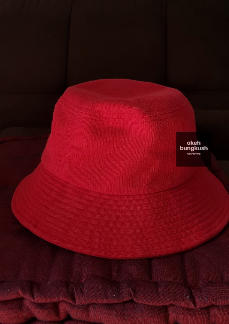 Topi Pomelo Red Bucket Hat #RamadanTiba 
