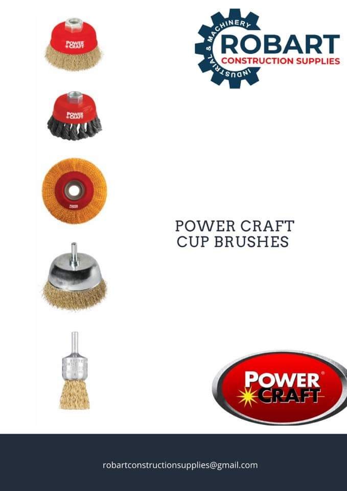 POWER CRAFT CUP BRUSHES, Commercial & Industrial, Industrial Equipment on Carousell