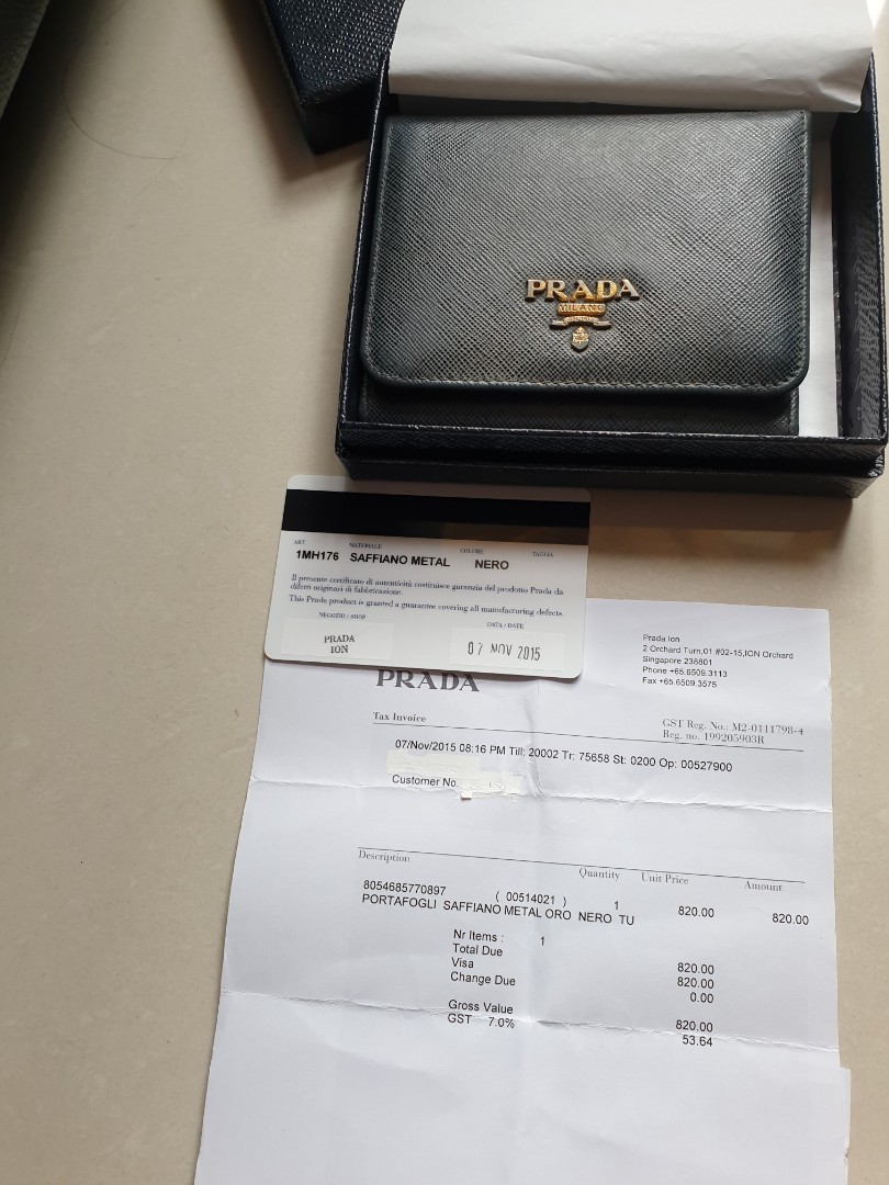激安特価 Metal Prada 財布 Saffiano Nero 17秋冬新作 Prada 折りたたみ財布 財布 小物 Pachvrs Org