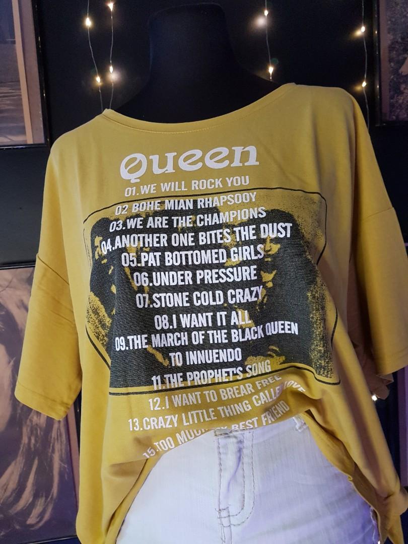 QUEEN BAND SHIRT, Women's Fashion, Tops, Shirts on Carousell