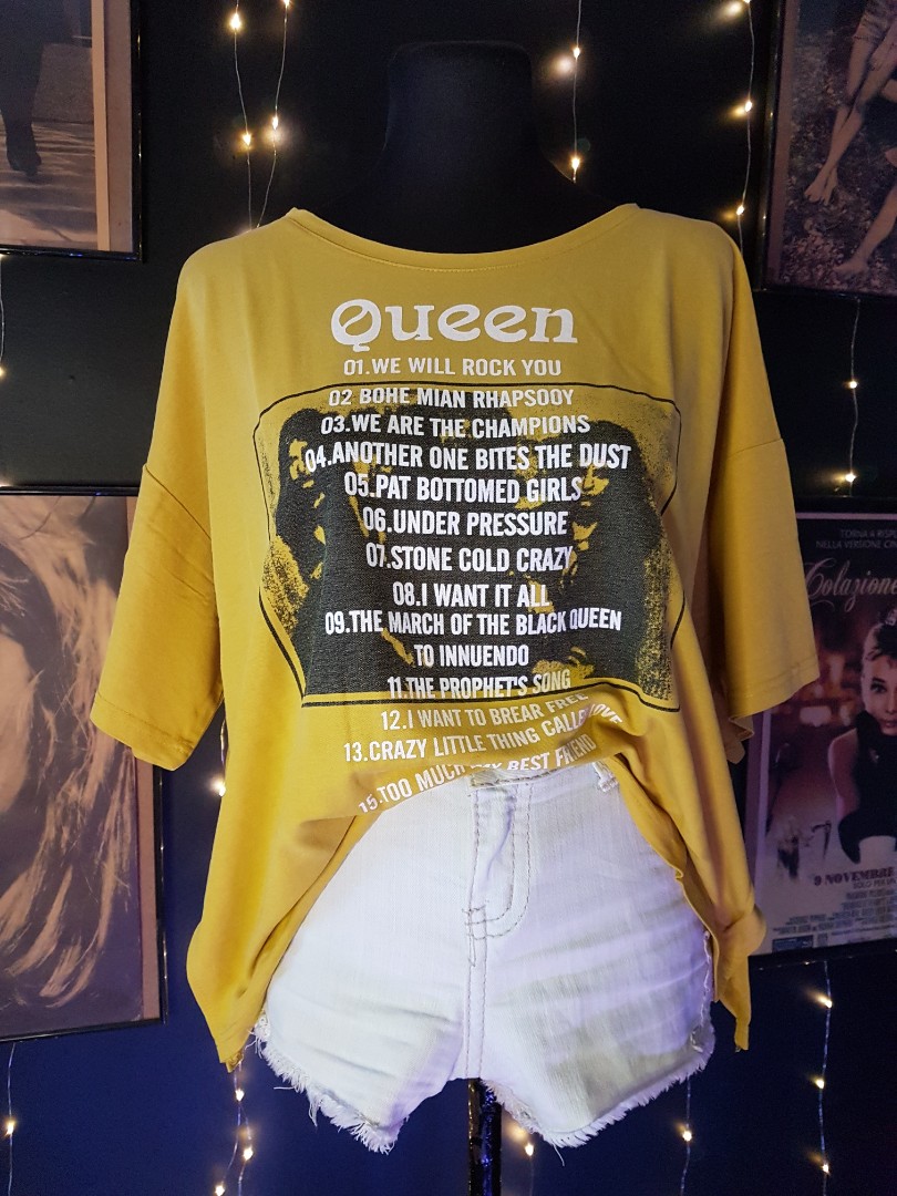 QUEEN BAND SHIRT, Women's Fashion, Tops, Shirts on Carousell