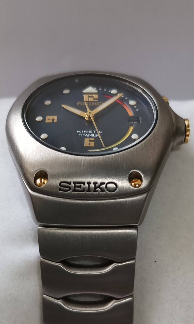 Rare Discontinued Seiko Classic Kinetic Arctura Titanium Ladies Watch ...