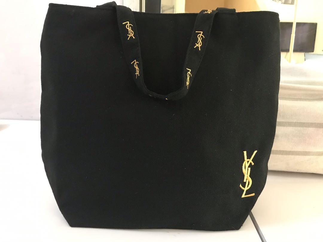Ysl canvas tote sale