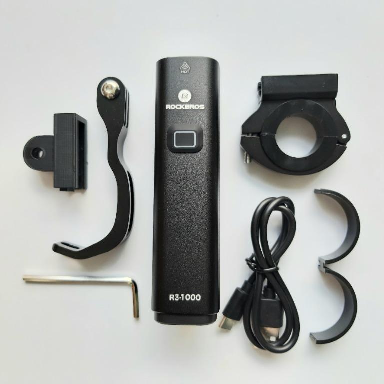 Rockbros 400lm light with Bracket Holder Mount Set for Brompton