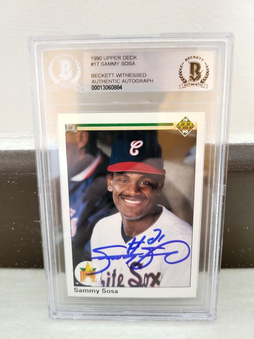 Sammy Sosa Autographed (Beckett) Sealed Card, Hobbies & Toys, Memorabilia &  Collectibles, Stamps & Prints on Carousell