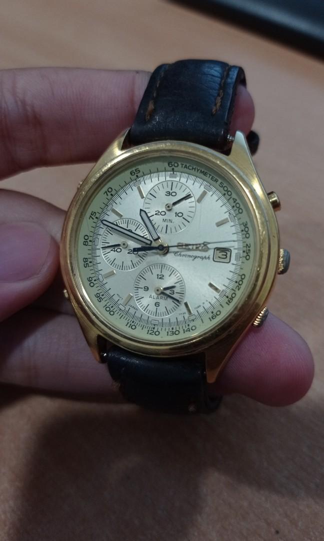 Seiko Vintage Chronograph 7T32-7C60 Original, Fesyen Pria, Jam Tangan di  Carousell
