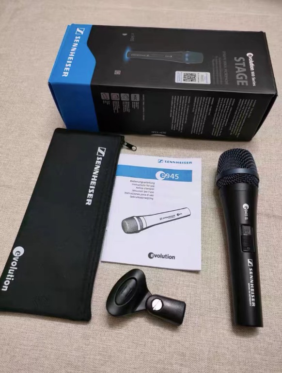 全新SENNHEISER E945 動圈咪高風, 音響器材, 咪高風/麥克風- Carousell