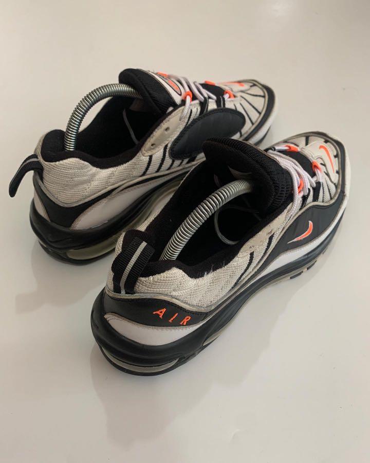 Sepatu airmax 98 orange black, Fesyen 