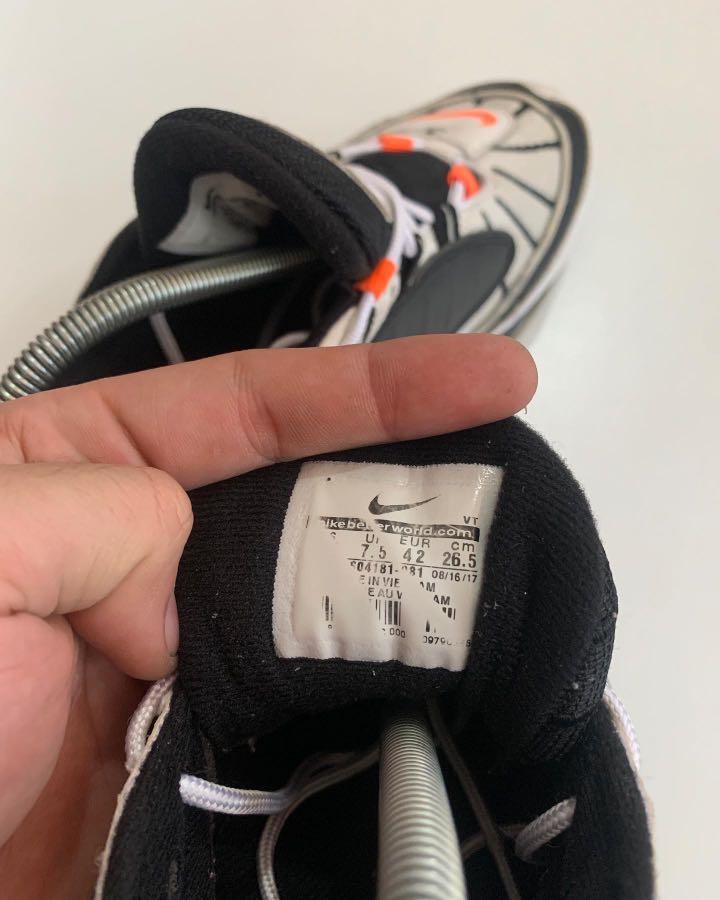 Sepatu airmax 98 orange black, Fesyen 