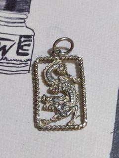 Silver Dragon pendant from Japan