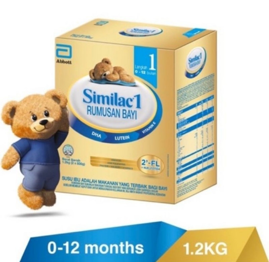 Similac Stage 1 2 FL Authentic Infant Formula Milk Powder 1.2