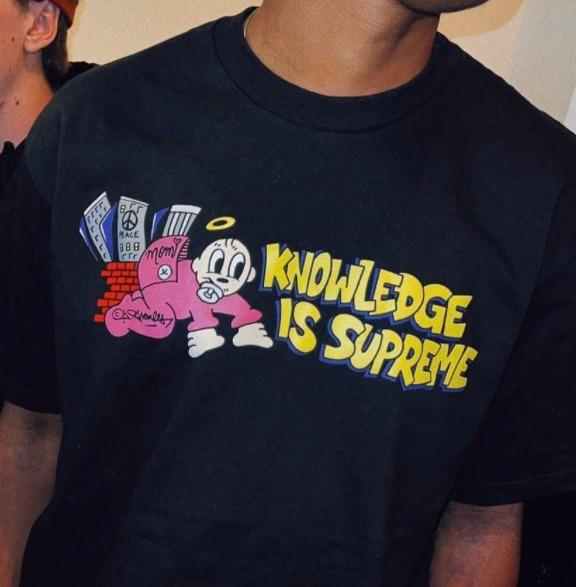 Supreme Knowledge Tee, Men's Fashion, Tops & Sets, Tshirts & Polo Supreme Knowledge Tee, Men's Fashion, Tops & Sets, Tshirts & Polo