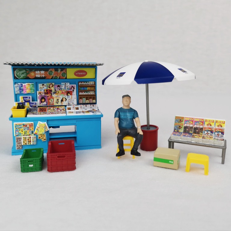 新品 1/35 香港式屋台  ミニチュア ４個組  TINY  微影 Amazon.co.jp: 1/35 香港式屋台 ミニチュア 4個組 TINY 微影