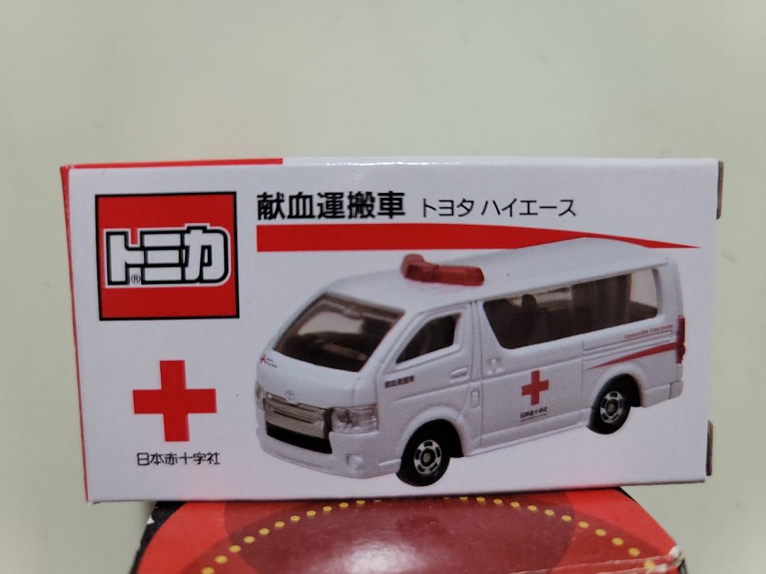 Tomica 非売品toyota Hiace 献血運搬車 興趣及遊戲 玩具 遊戲類 Carousell