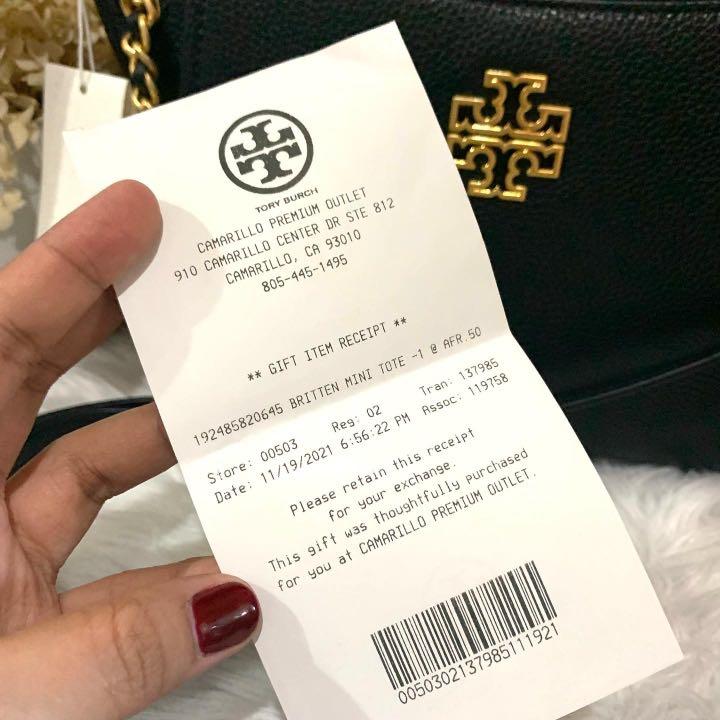 Tory Burch Britten Mini Tote, Luxury, Bags & Wallets on Carousell
