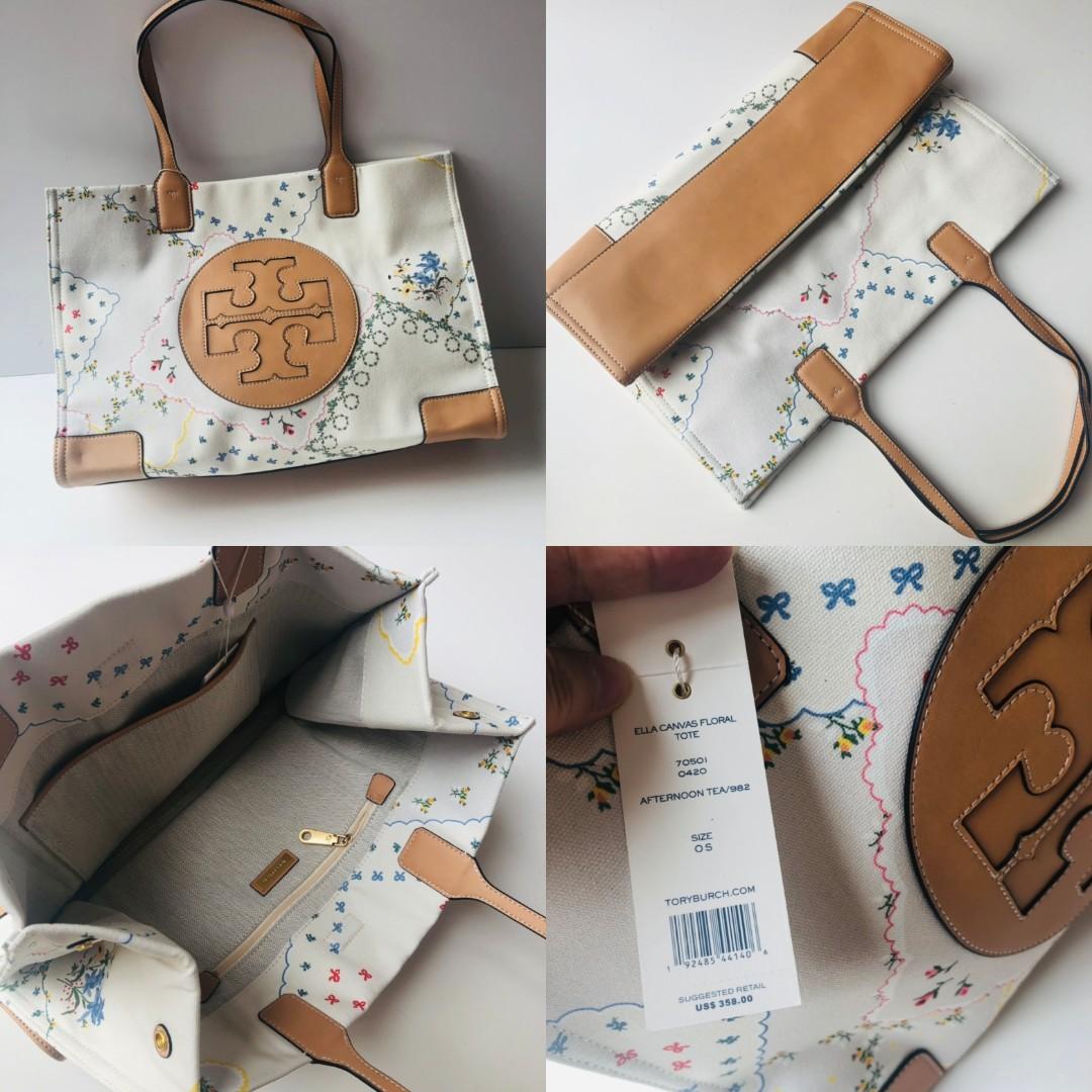 Ella canvas floral 2025 tote