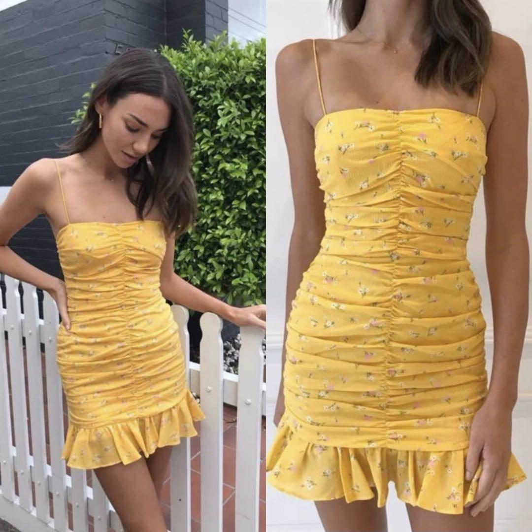 Bec and bridge marigold sales fields dress
