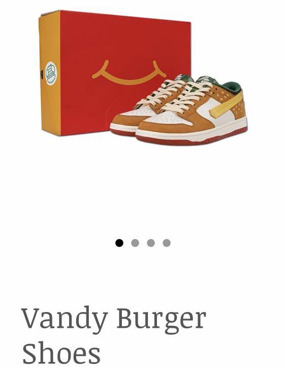 Vandy The Pink Spicy Burger Dunks Red Suede Size 12