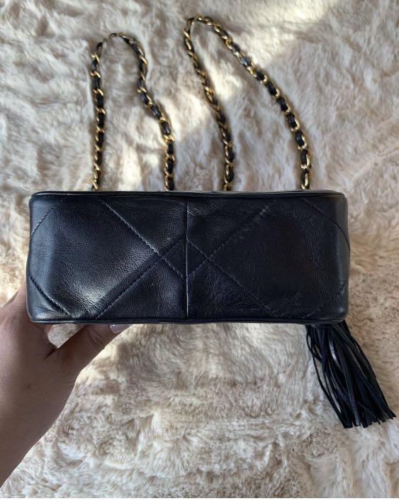Vintage Chanel mini camera bag (Category: Luxury Bags & Wallets) located in Manila. Submitted by wardrobemanila (Listing ID 1143989497, Image 3). Description: Vintage chanel mini camera bag Midnight blue color. Rare color. Hard to find. 100%authentic This is my personal bag. Im not a reseller. All items posted in my feed are all mine. In very good condition for a vintage piece. This is a vintage bag so dont expect a brand new condition.Expect sig