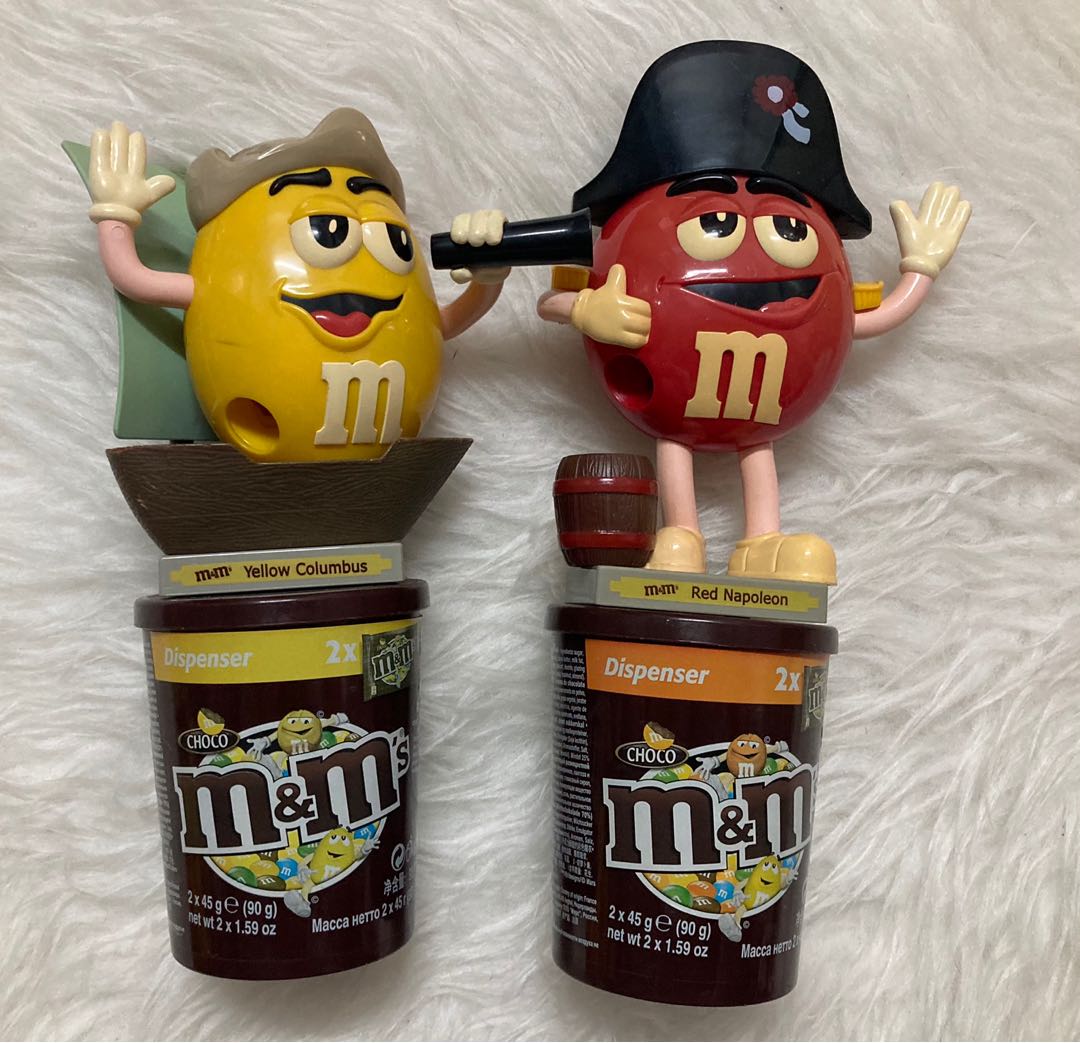 rare China red M&M's m&m's candy display figure