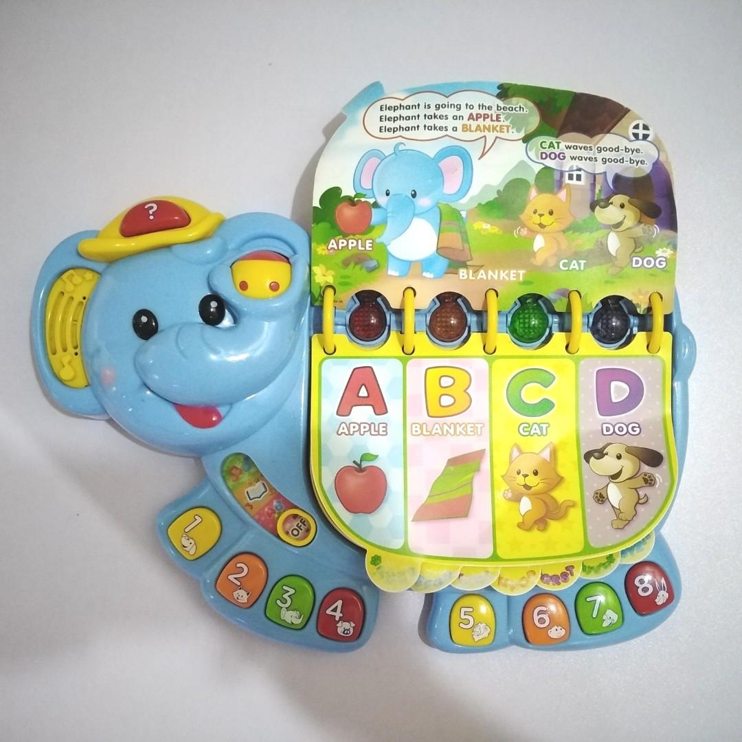 VTech Touch and Teach Elephant Toy for Baby Kids, Hobbies & Toys, Toys