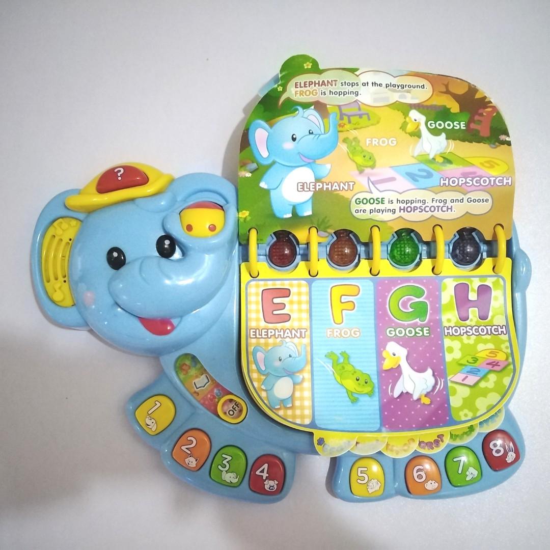 VTech Touch and Teach Elephant Toy for Baby Kids, Hobbies & Toys, Toys