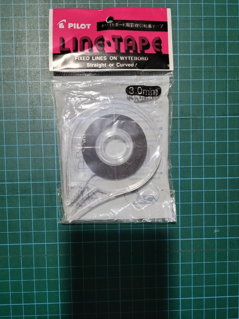 Whiteboard line tape black color 3mm width, Hobbies & Toys, Stationery