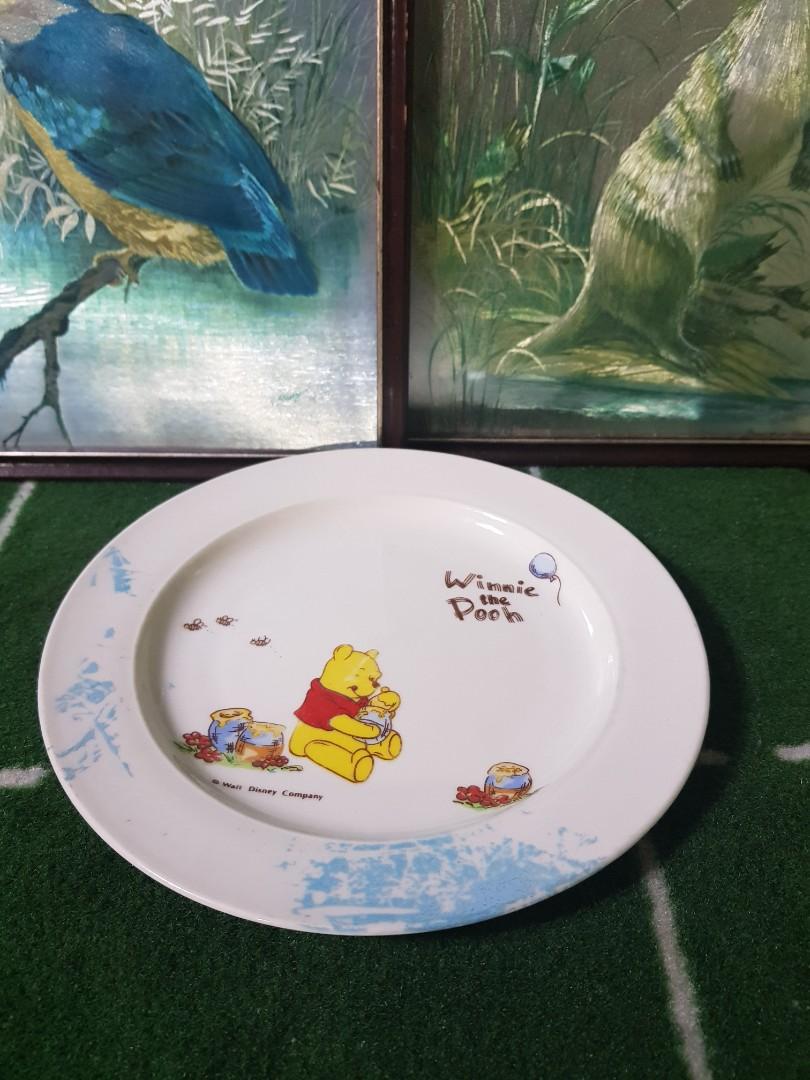 Winnie the Pooh plate Japan surplus 7.5