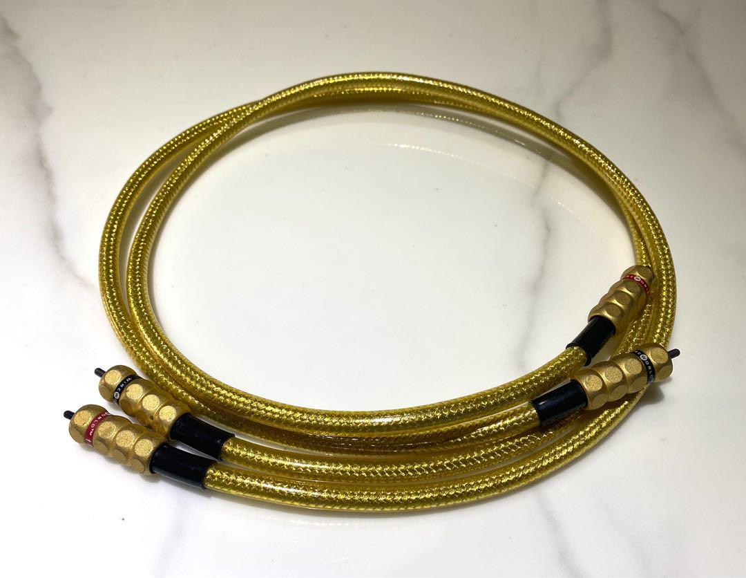 【保証書付】 WIRE WORLD 1m ゴールドスタ－ライトⅢ GSV3RCA 映像用ケーブル