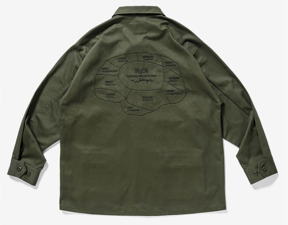 Wtaps 21AW JUNGLE 01 LS Olive Black 01 02, 女裝, 上衣, T-shirt 