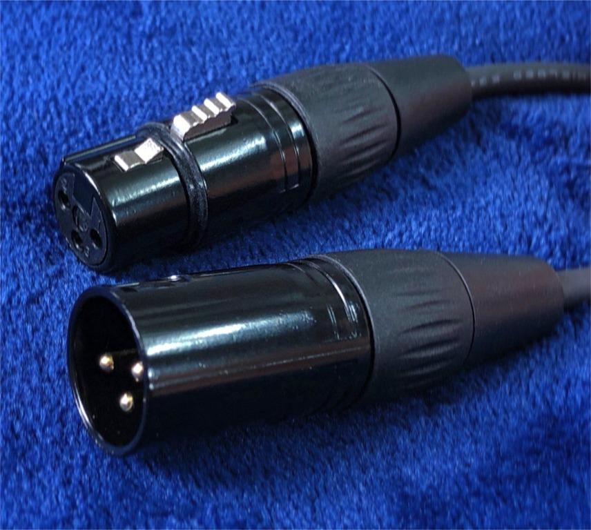 XLR Microphone Cable Belden 1 meter Neutrik Style, Audio, Other Audio