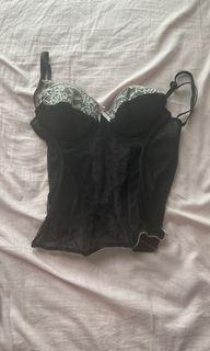 y2k vontage corset top