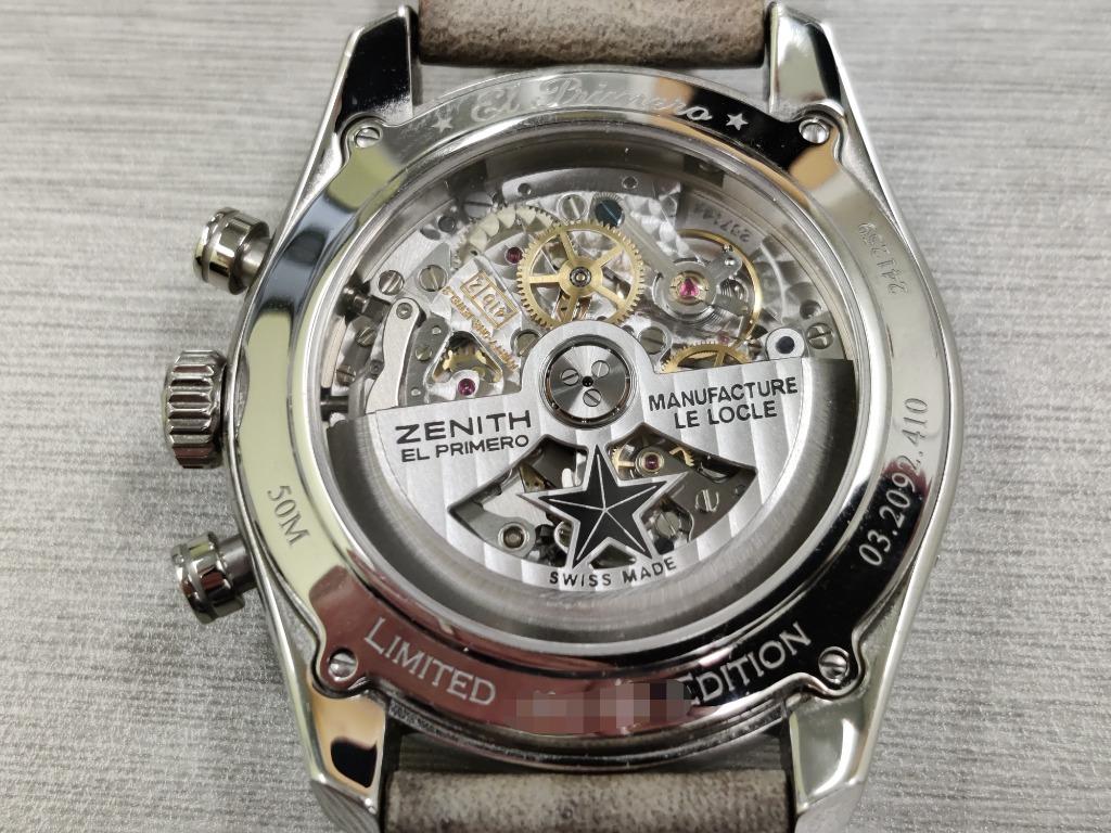 Zenith El Primero 410 Limited Edition, Only 500 Pieces Made, 名牌