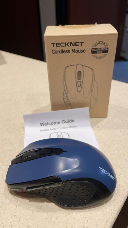 TeckNet 2600DPI Bluetooth Wireless Mouse 12 Month Battery Life with  Indicator