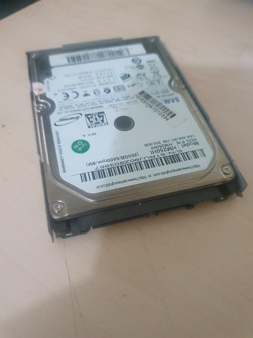 250gb hdd for laptop (Category: Hard Disks & Thumbdrives) located in Makati City. Submitted by microware.cs (Listing ID 1144105425, Image 3). Description: Selling samsung 250gb HDD For more details please text or call 09565111886 #serverhardisk #server.