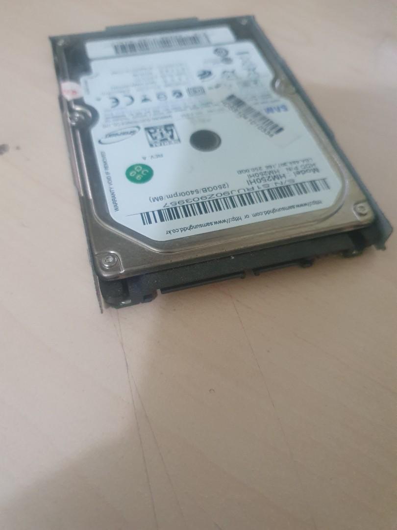 250gb hdd for laptop (Category: Hard Disks & Thumbdrives) located in Makati City. Submitted by microware.cs (Listing ID 1144105425, Image 2). Description: Selling samsung 250gb HDD For more details please text or call 09565111886 #serverhardisk #server.