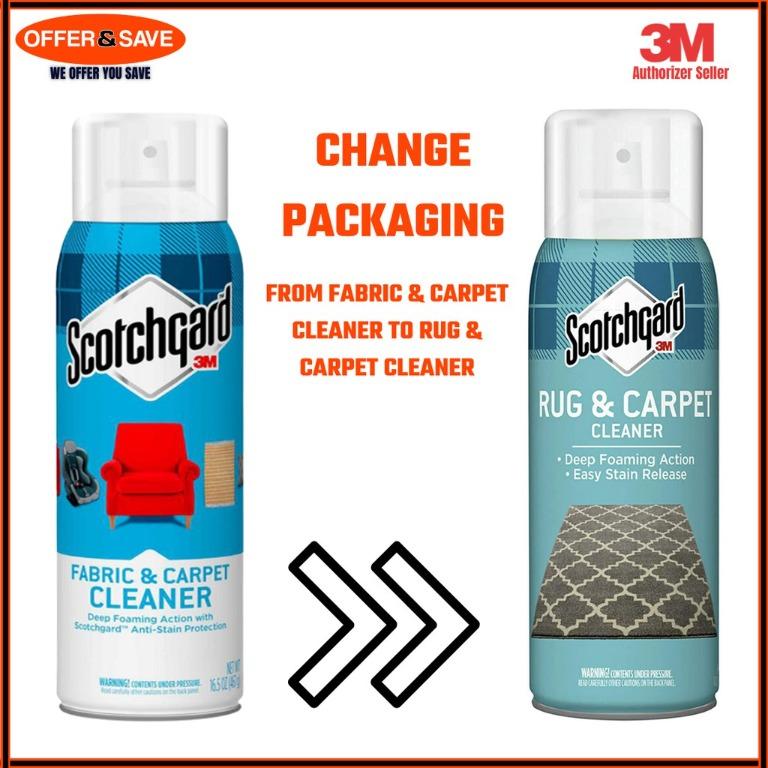 3M Scotchgard Fabric Water Shield & Rug & Carpet Cleaner [Same As