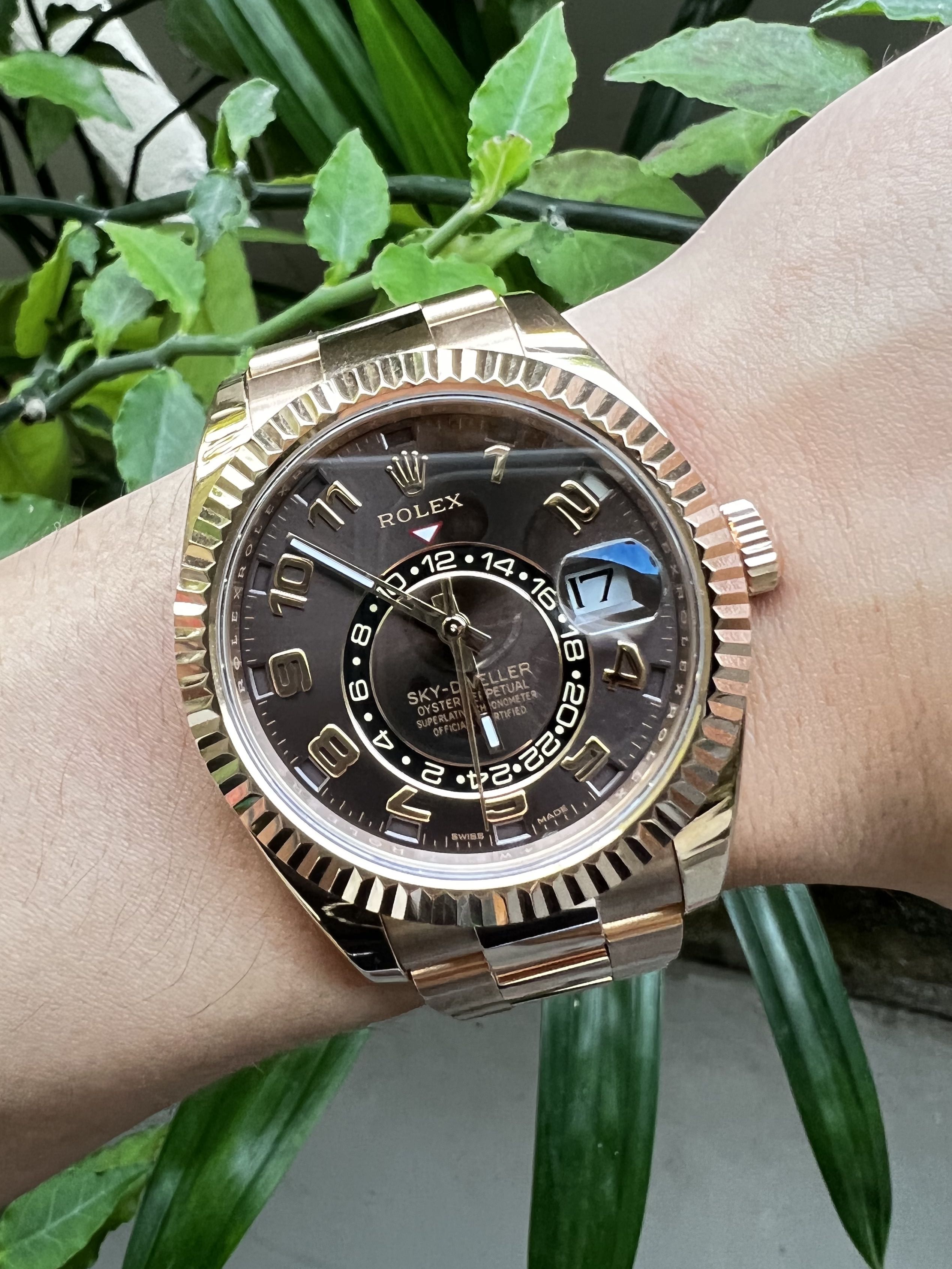 Rolex Sky Dweller 326935 Chocolate Dial 
