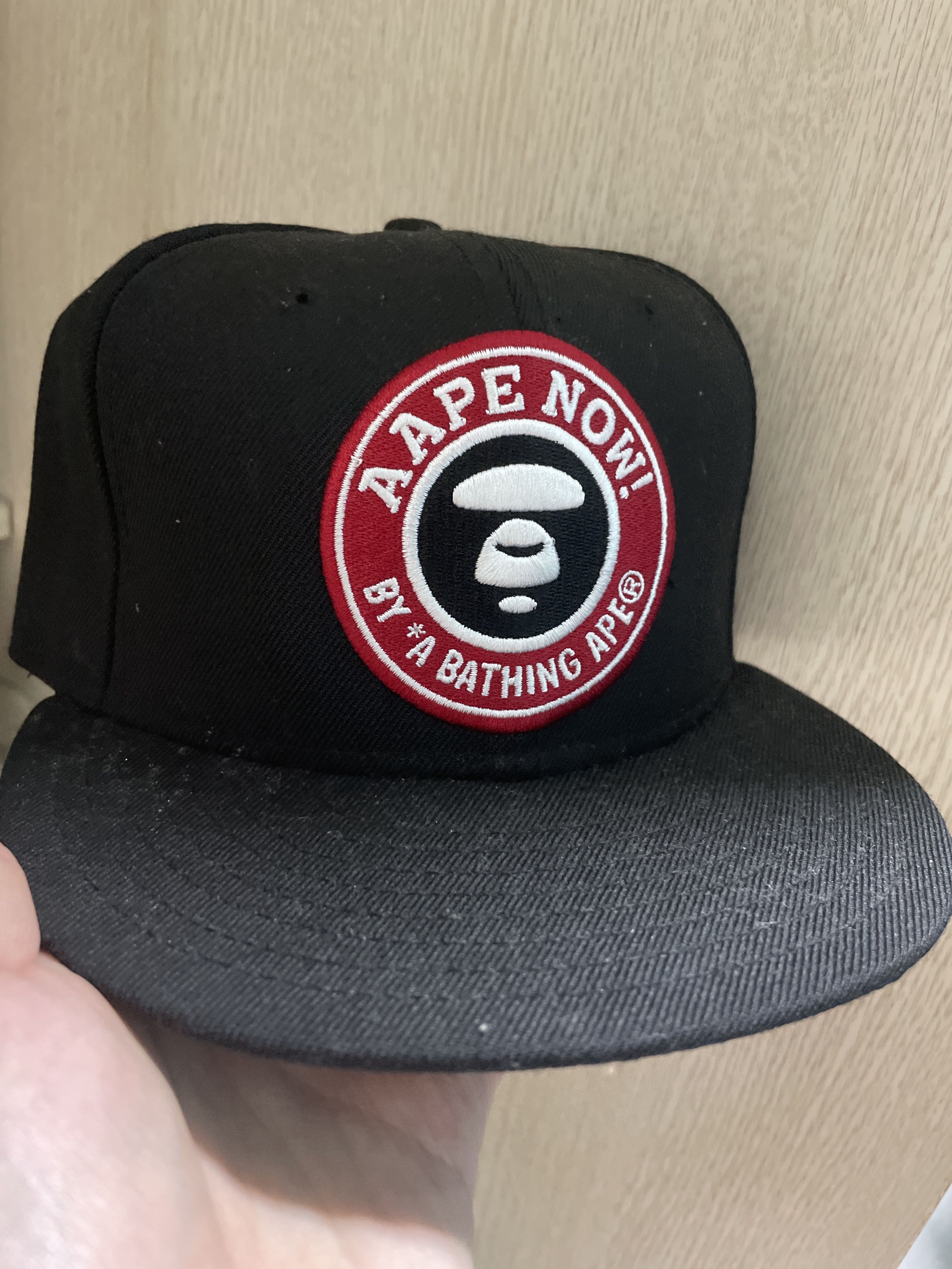 AAPE BAPE SnapBack red cap, Men's 