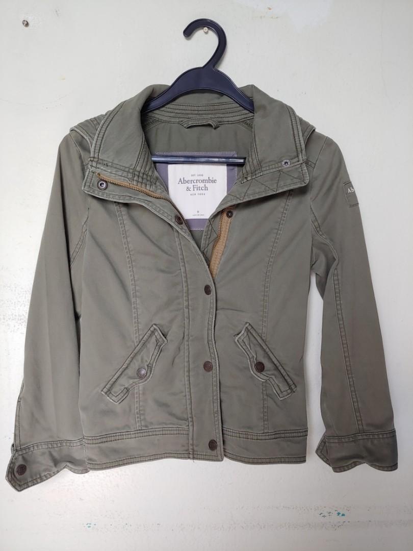 Abercrombie and fitch deals army green jacket