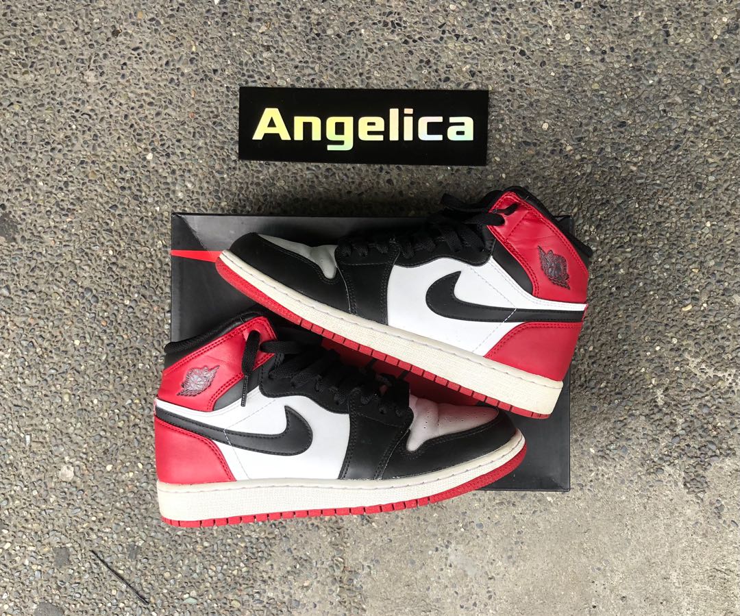 womens jordan 1 black toe