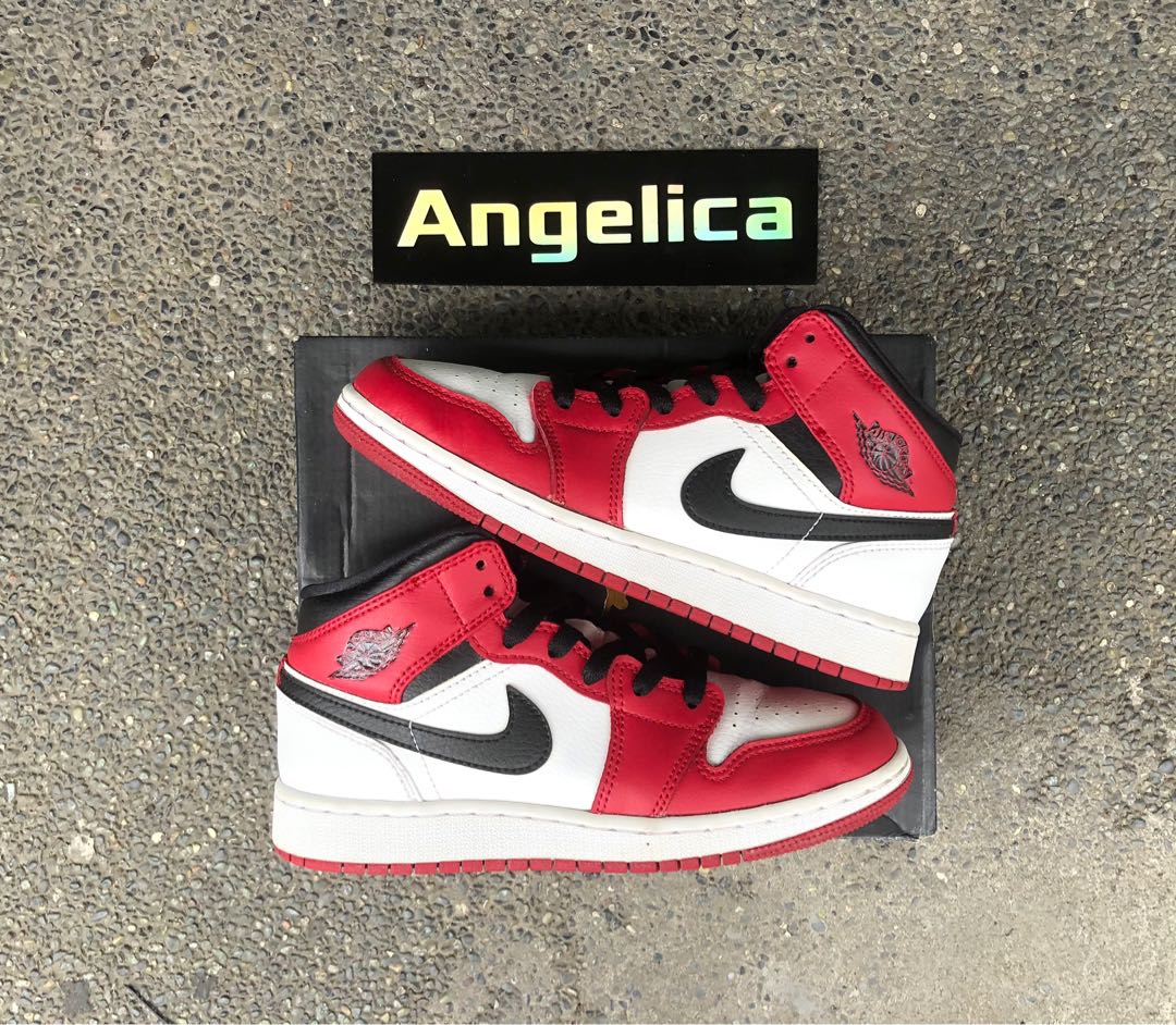 jordan mid white heel